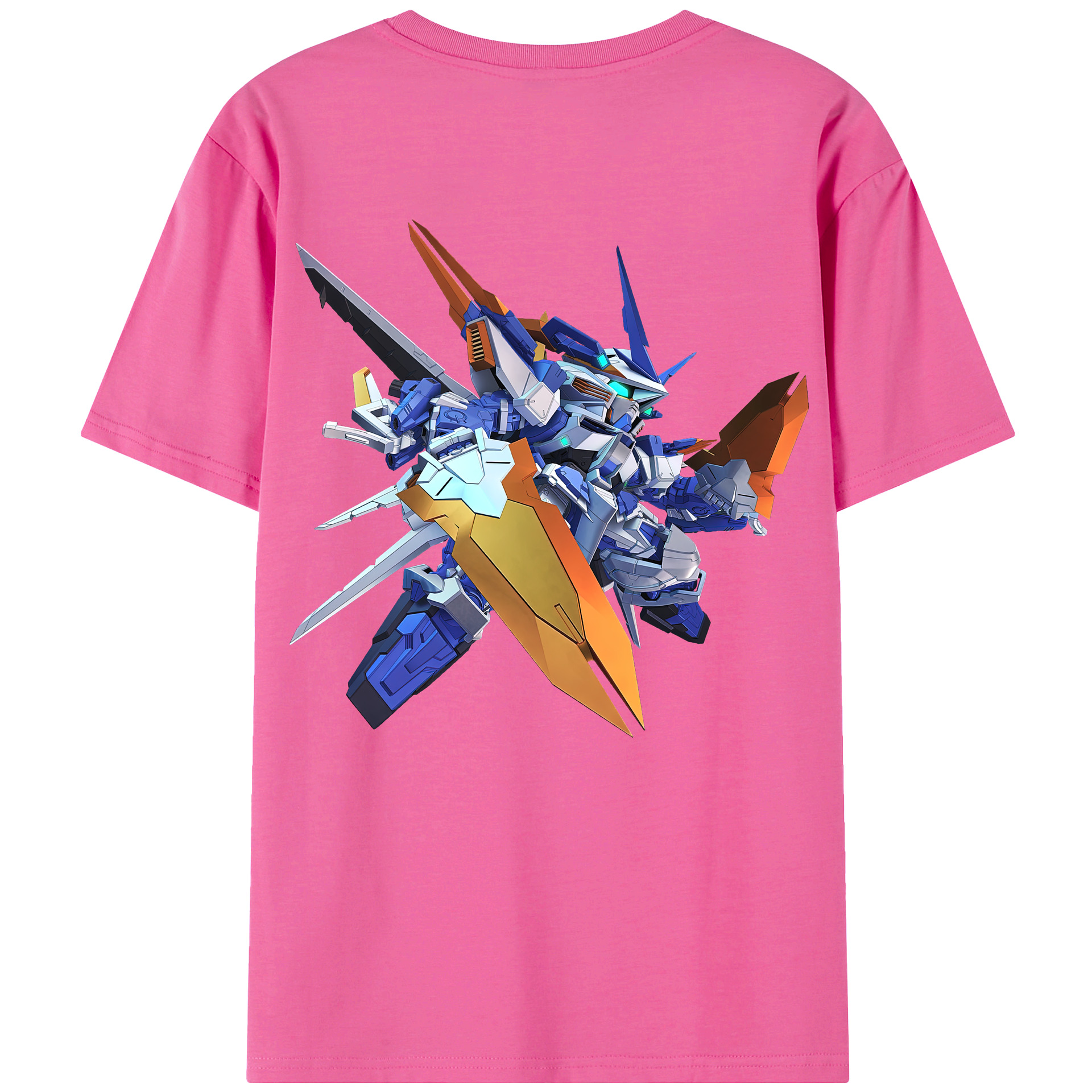 （画像用） 機動戦士ガンダム Mobile Suit Gundam レディース半袖Tシャツ(バックプリント)